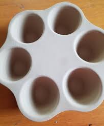 Pampered Chef Stoneware 6 Cup Deep Muffin Pan 5124 Pampered Chef Stoneware Pampered Chef Muffin Pan