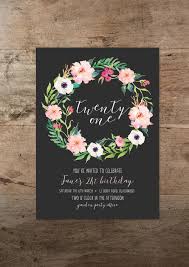This list has great quotes and birthday wishes, happy birthday birthdays are the best days! Twenty First Invitation Floral Twenty One 21st Birthday Invite Bohemian Invitation Rustic Invitation Hipster Modern Invite Birthday Fm Quotes Discover The Best Daily Quotes Wishes Cards