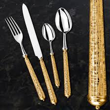 Flatware Lin Goldplated And Silverplated Design By Alainsaintjoanis Luxury Dinnerware Cutlery Madeinfrance Deisgner Vase Deco Vaisselle Coutellerie