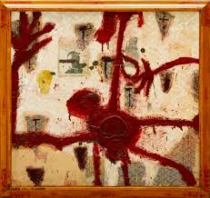 Bonhams : ANTON HENNING (born 1964) Portrait of an Infatuation, 1990 framed  62 1/8 x 66 in. (157.8 x 167.6 cm)