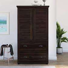 You can find antique style armoire & antique french furniture with the aid of provincial elegance. Indiana Rustic Solid Wood Wardrobe Armoire With Drawers And Shelves