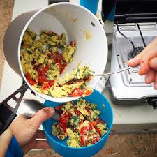 When camping or hiking, it's easy to fall back on fuel like protein bars, trail mix, and dehydrated fruit or jerky. Easy Camping Meals From Fireside Provisions Outdoor Sports Guide Magazine