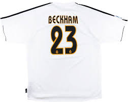 More 2004 real madrid pages. 2003 04 Real Madrid Home Shirt Beckham 23 Excellent M Classic Retro Vintage Football Shirts