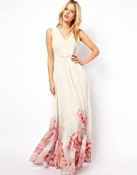 Mango Mango Floral Hem Maxi Dress At Asos Maxikleid Mit Blumen Bohemian Kleider Boho Kleid