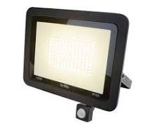 Светодиодный прожектор с датчиком движения HL-19P/100W NW IP65