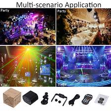 Rgb Dj Disco Stage Laser Light Sound Activated Led Projector Party Lights Party Lights Laser Lights Dj Disco
