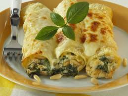Spinat Cannelloni Mit Pinienkernen Rezept Rezepte Spinat Nudelgerichte