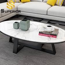 By homesullivan (1) $ 284 40. China Italian Modern Oval Shape Marble White Coffee Table China Metal Coffee Table Modern End Table
