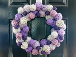 Actenly craft foam wreath (6 pack) polystyrene foam ring for diy arts and crafts, kids art class, floral projects, christmas, wedding and home decorations, 7.9 x 7.9 x 1 inches. Yarn Ball Wreath Hgtv