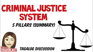 Criminal Justice System 5 Pillars Summary Tagalog Discussion Criminology Lecture Youtube