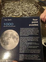 Four point puzzles has grown to be a recognized puzzle brand especially during the covid 19 pandemic which literally saw all the puzzles on the planet get sold out. The Earth 1000 26 5 In 67 3 Cm Circular Puzzle Four Point Puzzles The Earth Was Formed From A Swirling Cloud Of Dust Ice And Gas That Orbited Around Our Newly Formed Sun Roughly