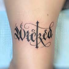 See more ideas about tattoo lettering, tattoos, sleeve tattoos. Hope You All Had A Wicked Halloween Custom Lettering Done Yesterday By Me Olivia Hartranft At Witch City Ink Tattoos Salem Ma Tattoo
