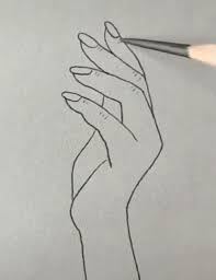 Handzeichnung Handzeichnung Tekenen Easy Hand Drawings Hand Art Drawing How To Draw Hands