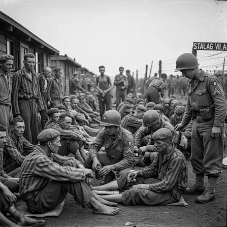 On January 31, 1945, American prisoners of war from Stalag III-C were  caught, tragically, in a firefight between German guards and Soviet troops.  From all their diverse backgrounds and wartime experiences, they