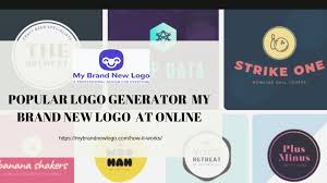 Create my brand logo online. Popular Logo Generator My Brand New Logo At Online How To Make Logo Online Logo Creator Online Logo