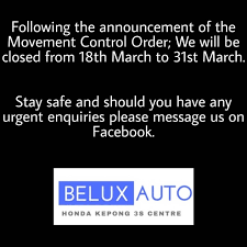 Our workshop provides comprehensive service. Honda Kepong 4s Centre Belux Auto Sdn Bhd Authorised Honda Dealer In Kepong