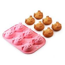 Silcone Pig Muffin Pan By Cooking Marvellous Http Www Amazon Com Dp B005t3c21i Ref Cm Sw R Pi Dp 6jdqb0qvf2px Baking Molds Pig Cute Pigs