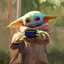 Baby Yoda By Aleksander Obradovic Yoda Artwork Yoda Art Star Wars Painting