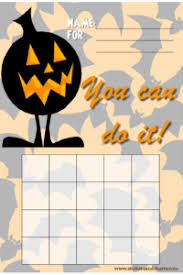 Free Printable Halloween Sticker Charts Halloween Stamp