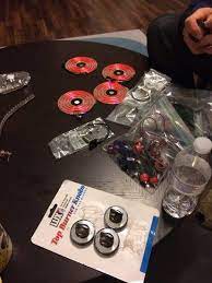 How to make a play kitchen ~ one dog woof used an old tv stand to make their play kitchen. Warning Lots And Lots Of Words And Photos To Follow There Have Been A Couple Of Really Really Big Project Diy Play Kitchen Play Kitchen Kids Play Kitchen