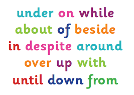 The beach is a lot of fun, yet the mountains are better. What Are Prepositions Theschoolrun