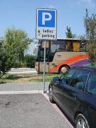Stall width (projected) stall length (angle) stall depth, interlock. Women S Parking Space Wikipedia