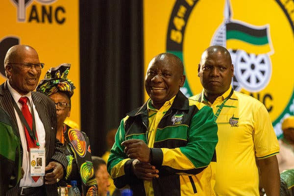 Cyril Ramaphosa Wins A.N.C. Leadership Battle in South Africa - The New York Times