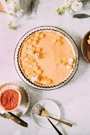 Grapefruit Cream Tart Hummingbird High Recipe Grapefruit Dessert Grapefruit Tart Tart Recipes