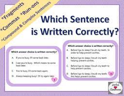 Which Sentence Is Written Correctly Sentence Correction Complex Sentences Sentences