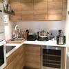 Idées amenagement micro cuisine a etageres. 3