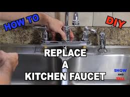It gets crowded in there and by far the hardest part of the job. How To Replace A Kitchen Sink Faucet 20 Steps With Pictures Instructables