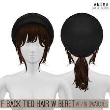 spring4sims sims hair 4 anime long hairstyles for grey over 60