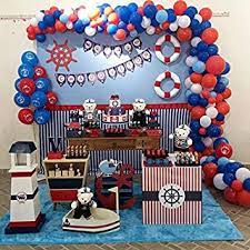 Sail away with some amazing nautical decor ideas and food for a sailboat themed party. Amazon Com Sailor Baby Shower Decorations