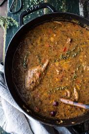 Gumbo is a labor of love, involving roux, layers of vegetables and protein, a distinctive spice blend, and filé, a powdered sassafras that adds thickening and distinctive, root beer flavor. Thanksgiving Turkey Gumbo Half Baked Harvest