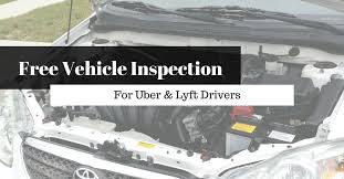 Free Vehicle Inspections For Uber Lyft Drivers