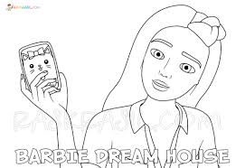 Barbie dreamhouse adventures theme song remix music video. Barbie Dream House Coloring Pages New Images Free Printable
