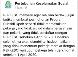 Perkeso borang pendaftaran majkan borang 1. Perkeso Socso Economic Stimulus Info