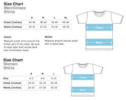 This Is Our Size Chart For The Guardian T Shirt Please See