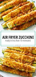 Repeat process, in batches if necessary, with remaining zucchini. Parmesan Air Fryer Zucchini Ready In Less Than 10 Minutes Jz Eats