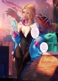 Sakimichan] Spidey-Couple Futa (Spider-Verse... - SpiderMan Hentai Doujinshi