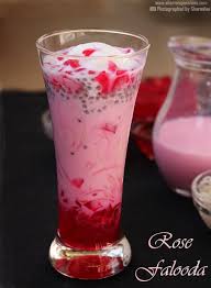 Rose Falooda Recipe How To Make Rose Falooda Sharmis Passions Falooda Recipe Falooda Lassi Recipes