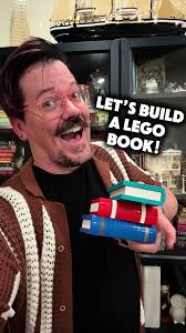 LEGO Book Building Tutorial for National Literacy Day