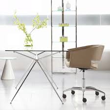 Atos Modern 60 In Dining Table By Euro Style Modern Dining Furniture Office Chair Chair