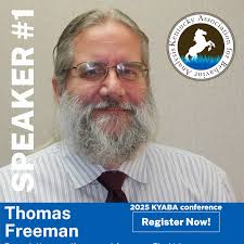 We're honored to welcome Thomas Freeman as a featured speaker at this  year's KYABA Conference, presenting