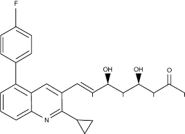 Chemical Structure Of Pitavastatin Note Commonality To
