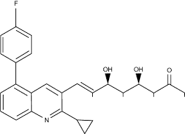 chemical structure of pitavastatin note commonality to