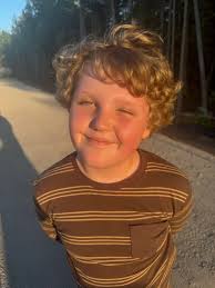 Such a beautiful child..look at those eyes!!! He is the sweetest child I  have ever known.He has a natural empathy for people and animals..he says  his prayers every night and before he