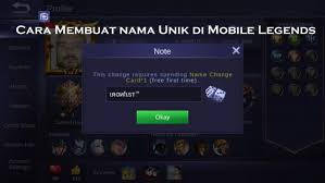 Nah, itulah beberapa tips untuk membuat nickname game keren. Cara Gampang Buat Nama Unik Dan Keren Di Mobile Legends 2018 Selularid