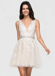 Check spelling or type a new query. A Linie V Ausschnitt Kurz Mini Tull Brautkleid Mit Spitze Perlstickerei 002207447 Jj S House