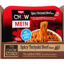 Nissin Chow Mein Spicy Teriyaki Beef Noodles 8 4 Oz Trays Shop 99 Ranch Market